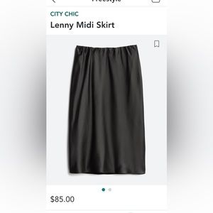 City Chic- Lenny Midi Skirt